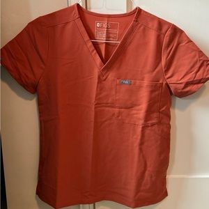women's Terracotta Catarina™ - Petite Scrub Top - XS / Terracotta